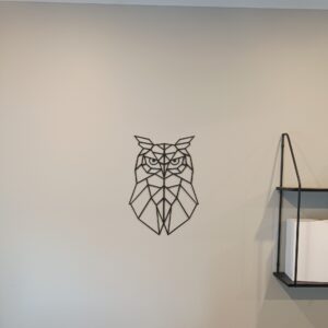 Pöllö wall decor seinäkoriste valmistettu Suomessa koivuvanerista
