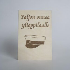 Ylioppilaslakki onnittelukortti